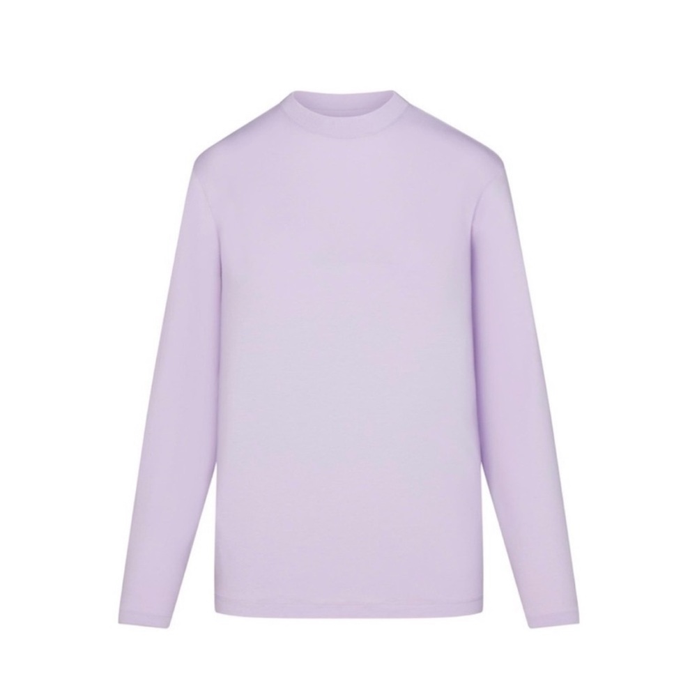 SKIMS NWT Long Sleeved Boyfriend Long Sleeve- Lily - Picture 2 of 6